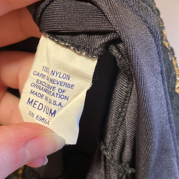 Vintage Stroke of Midnight Nightgown - Picture 8 of 11